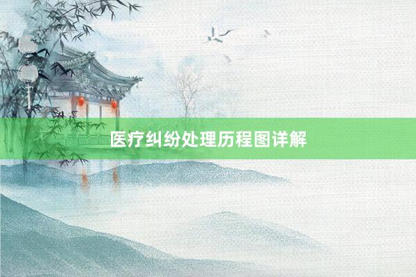 医疗纠纷处理历程图详解